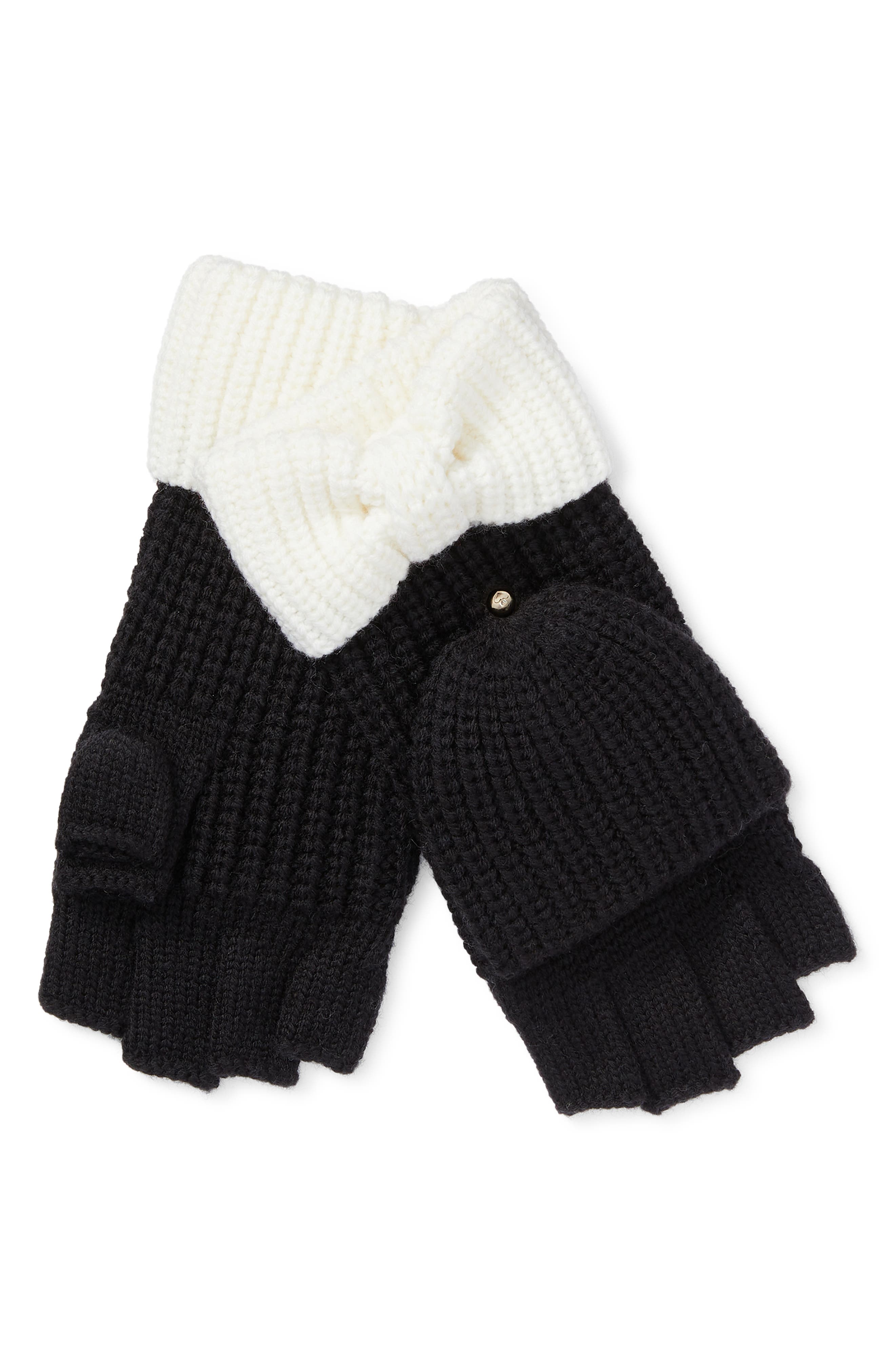 kate spade pop top mittens