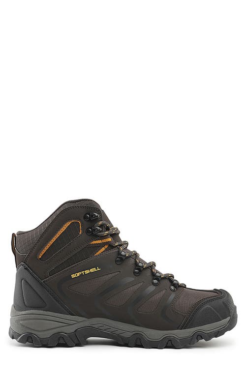 Shop Nortiv8 Waterproof Hiking Boot In Brown/black/tan