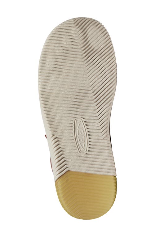 Keen Knx Leather Sneaker In Tortoise Shell/plaza Taupe