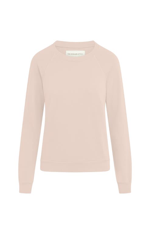 Shop The Standard Stitch The Raglan Sweatshirt In Oat