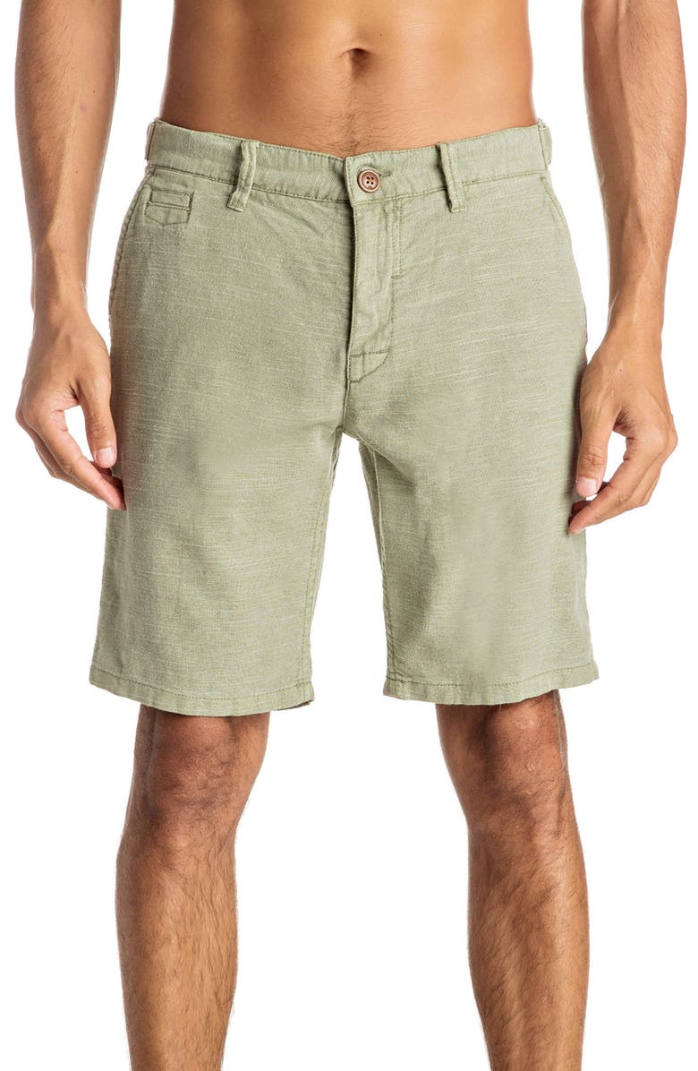 Quiksilver Greenwood Cutty Linen Blend Shorts | Nordstrom