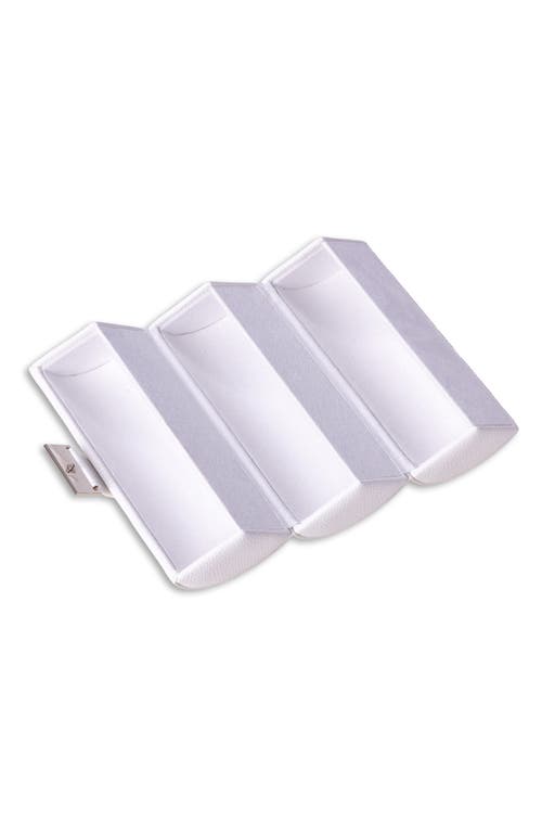 Bey-berk Leather Sunglass Storage Case In White