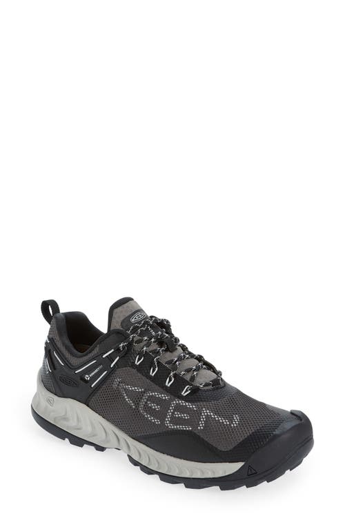 KEEN NXIS EVO Waterproof Hiking Shoe in Magnet/Vapor