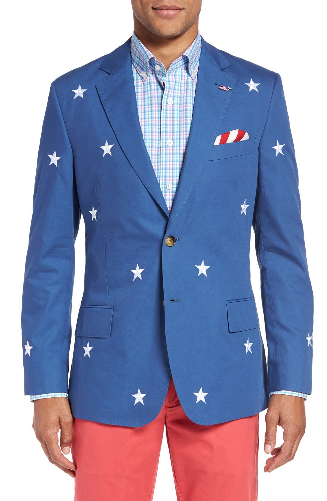 Vineyard Vines 'Stars & Stripes' Embroidered Sport Coat Nordstrom
