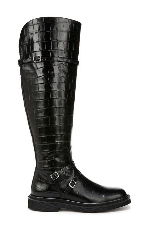 Shop Sarto By Franco Sarto Ainsley Knee High Boot In Black Croc Print