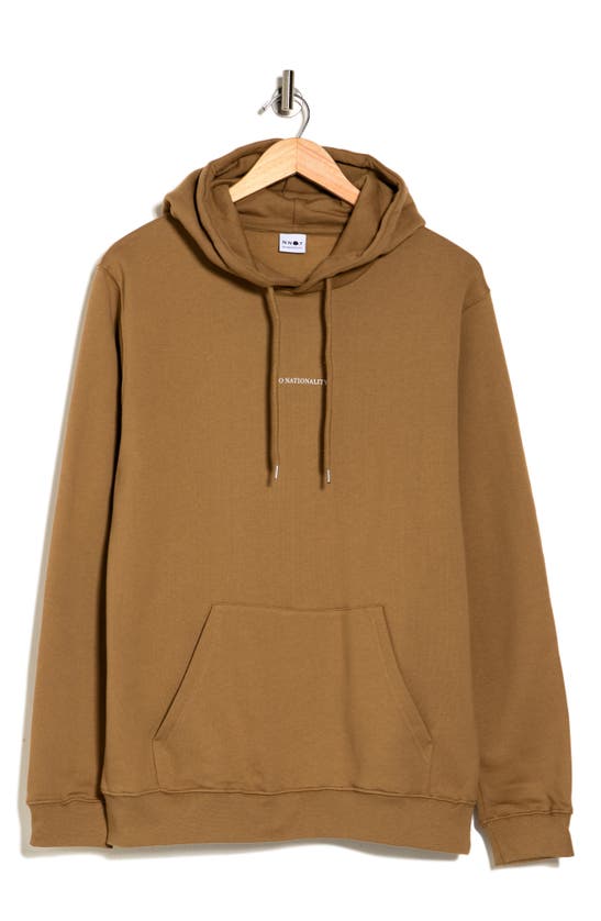 Nn07 Barrow 3385 Slim Fit Hoodie In Camel