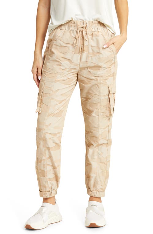 Blanc Noir New Camo Ankle Pants In Neutral
