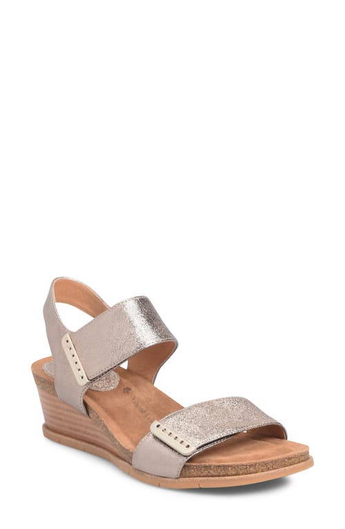 Söfft Verdi II Wedge Sandal Bronze at Nordstrom,