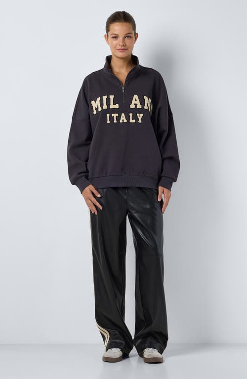 NOISY MAY NOISY MAY ALDEN HALF ZIP SWEATSHIRT 