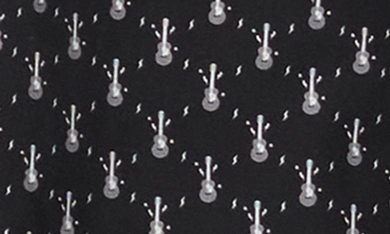 Shop Bugatchi Milo Ooohcotton® Print Short Sleeve Button-up Shirt In Black