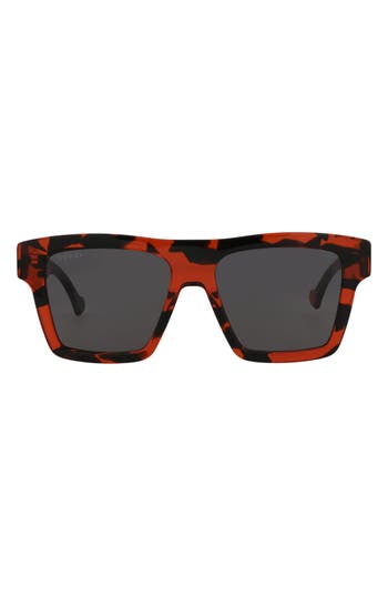 Gucci Men's Gg0962s 55mm Sunglasses In Havana Havana Grey