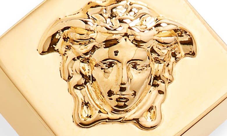 Shop Versace Medusa Mosaic Stud Earrings In  Gold