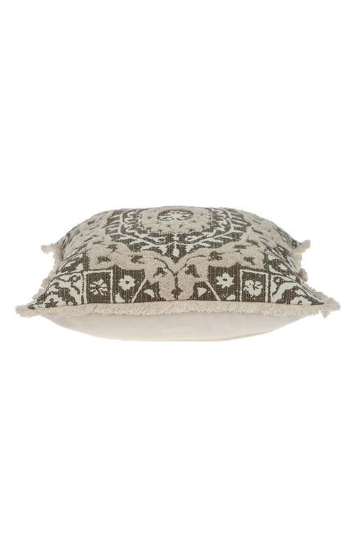 Parkland Collection Abu Cotton Throw Pillow In Beige