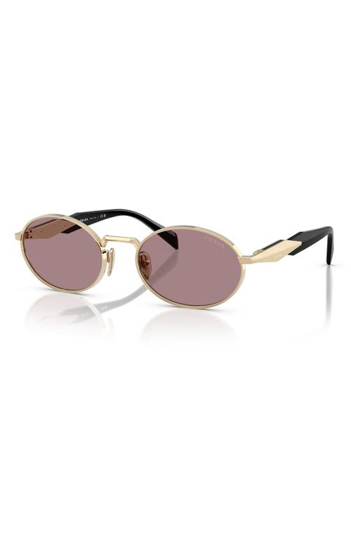Prada Metal Pr65zs Sunglasses In Gold Brown