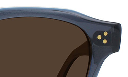 Shop Raen Rune Polarized Square Sunglasses In Twilight/vibrant Brown