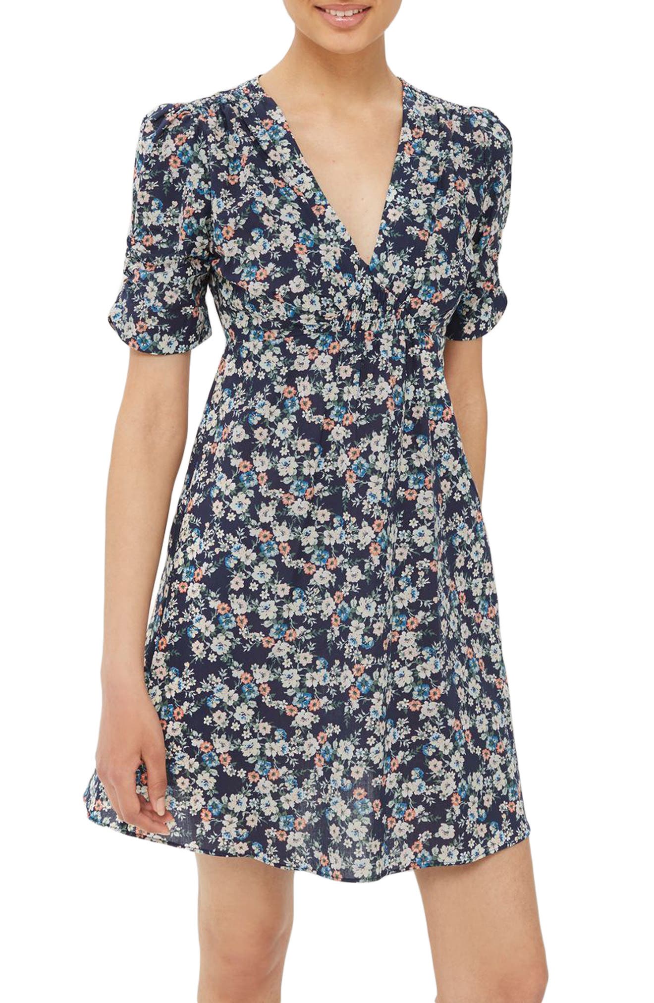 topshop ditsy tea dress