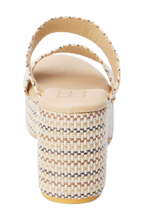 Shop Coconuts By Matisse Ocean Ave Espadrille Platform Slide Sandal In Ivory Mosaic