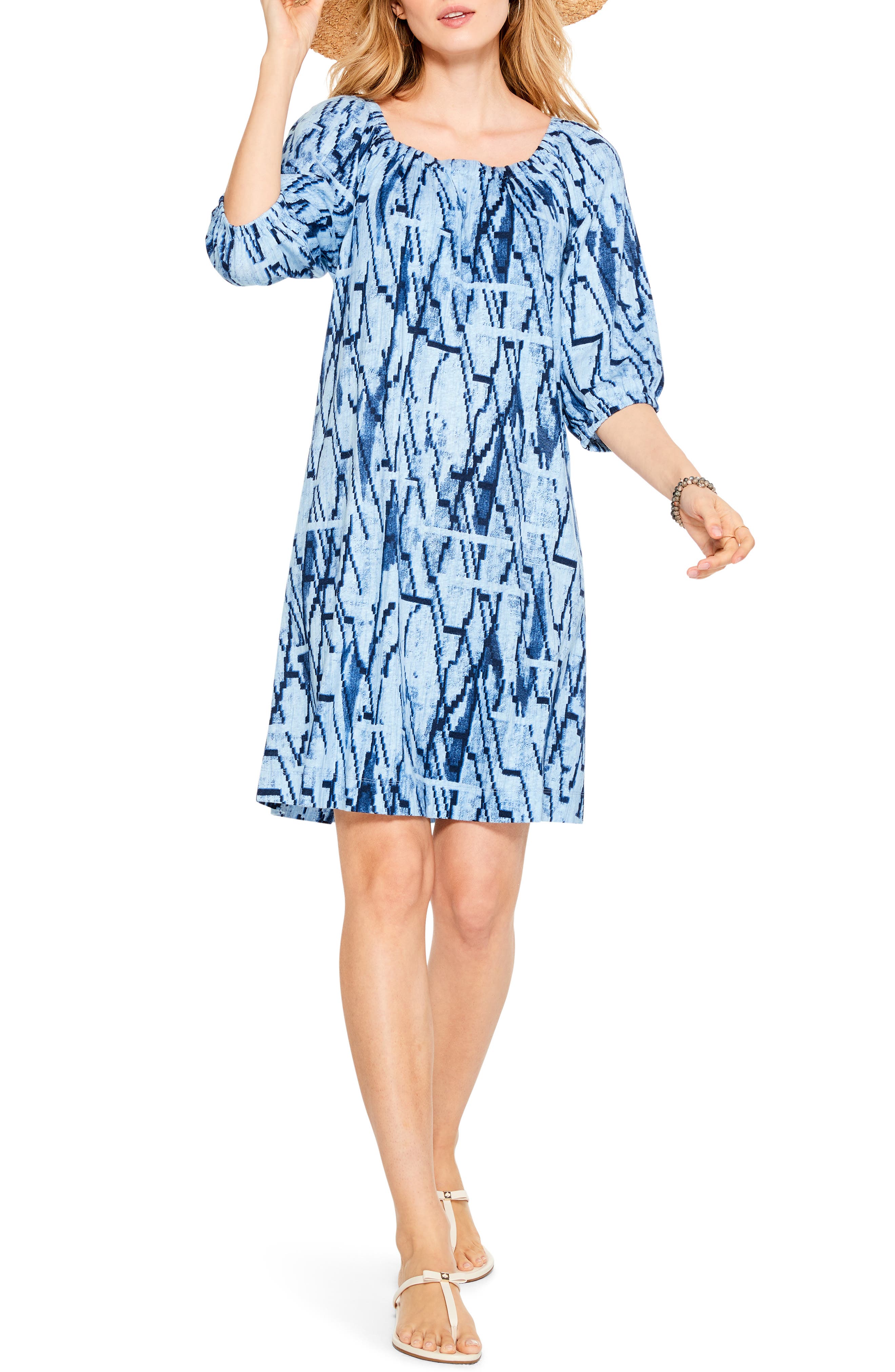 NIC+ZOE Zigzag Shift Dress | Nordstrom