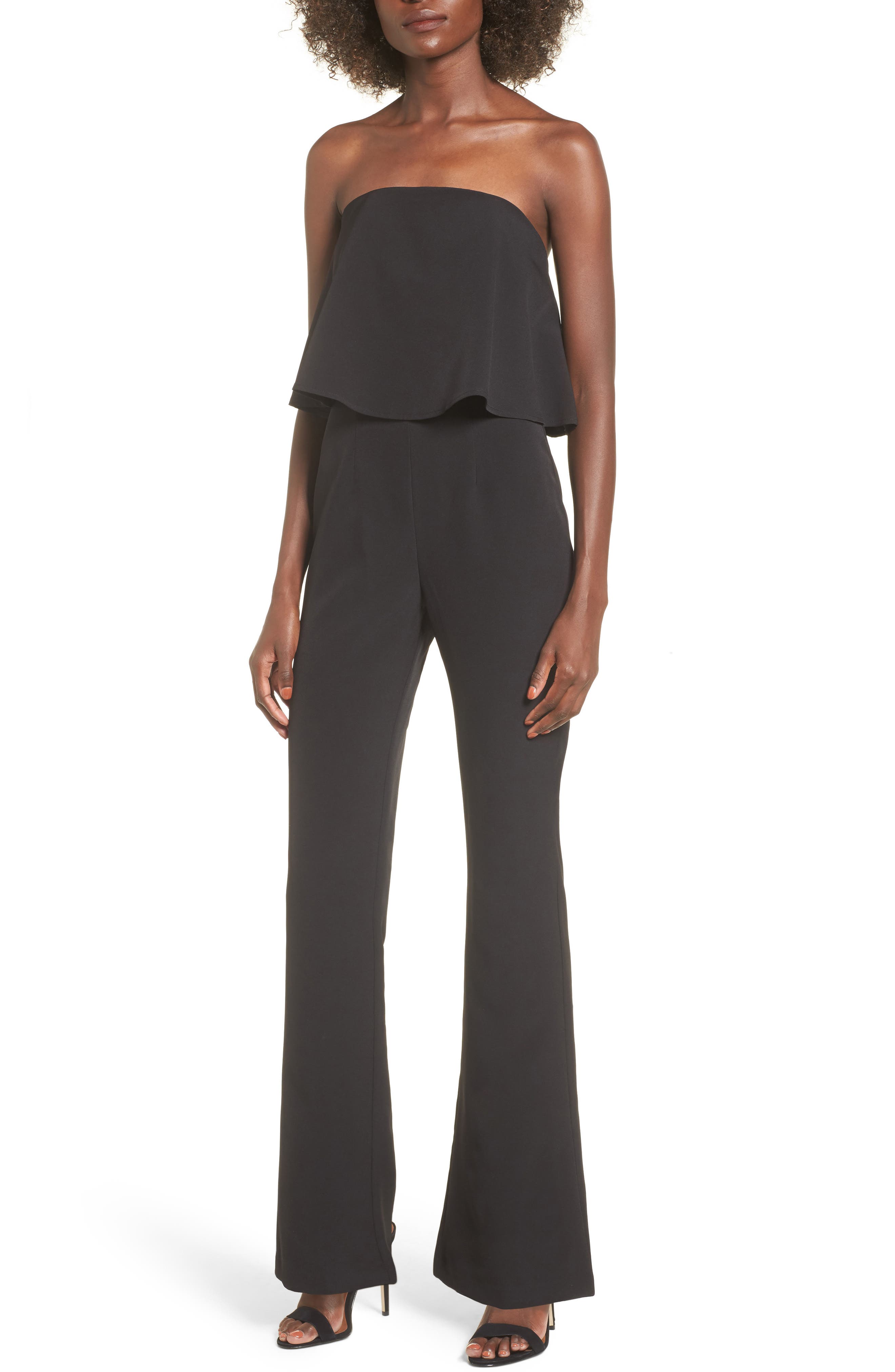 nordstrom strapless jumpsuit