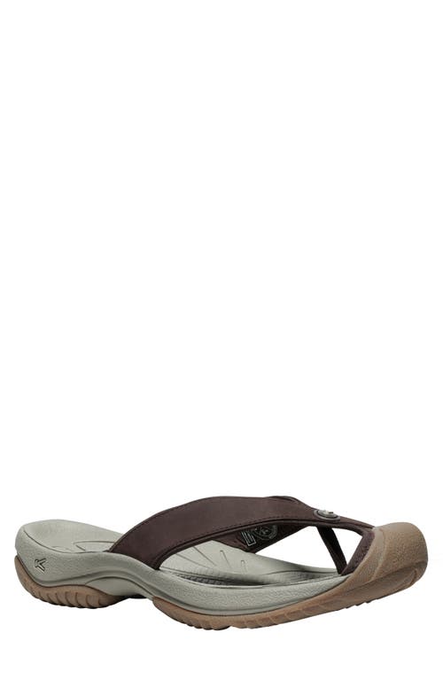 Shop Keen Waimea Flip Flop In Java/plaza Taupe