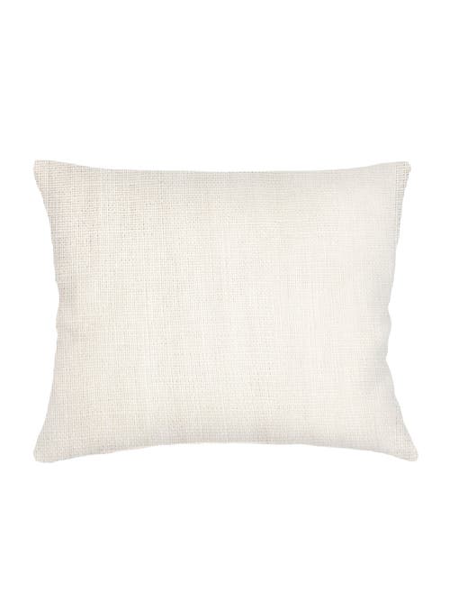 Anaya So Soft Linen Dutch Euro Pillow Down Insert In Ivory