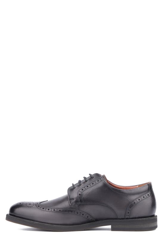 Shop Vintage Foundry Irwin Wingtip Derby In Dark Grey