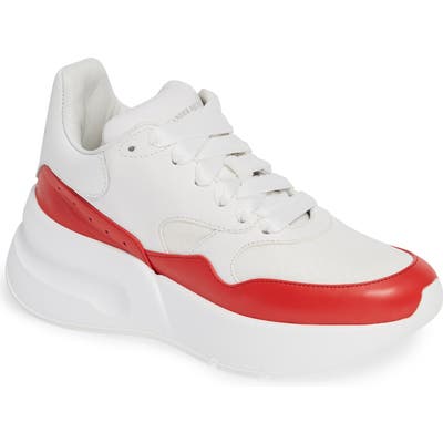 Alexander Mcqueen Oversized Lace-Up Sneaker - White