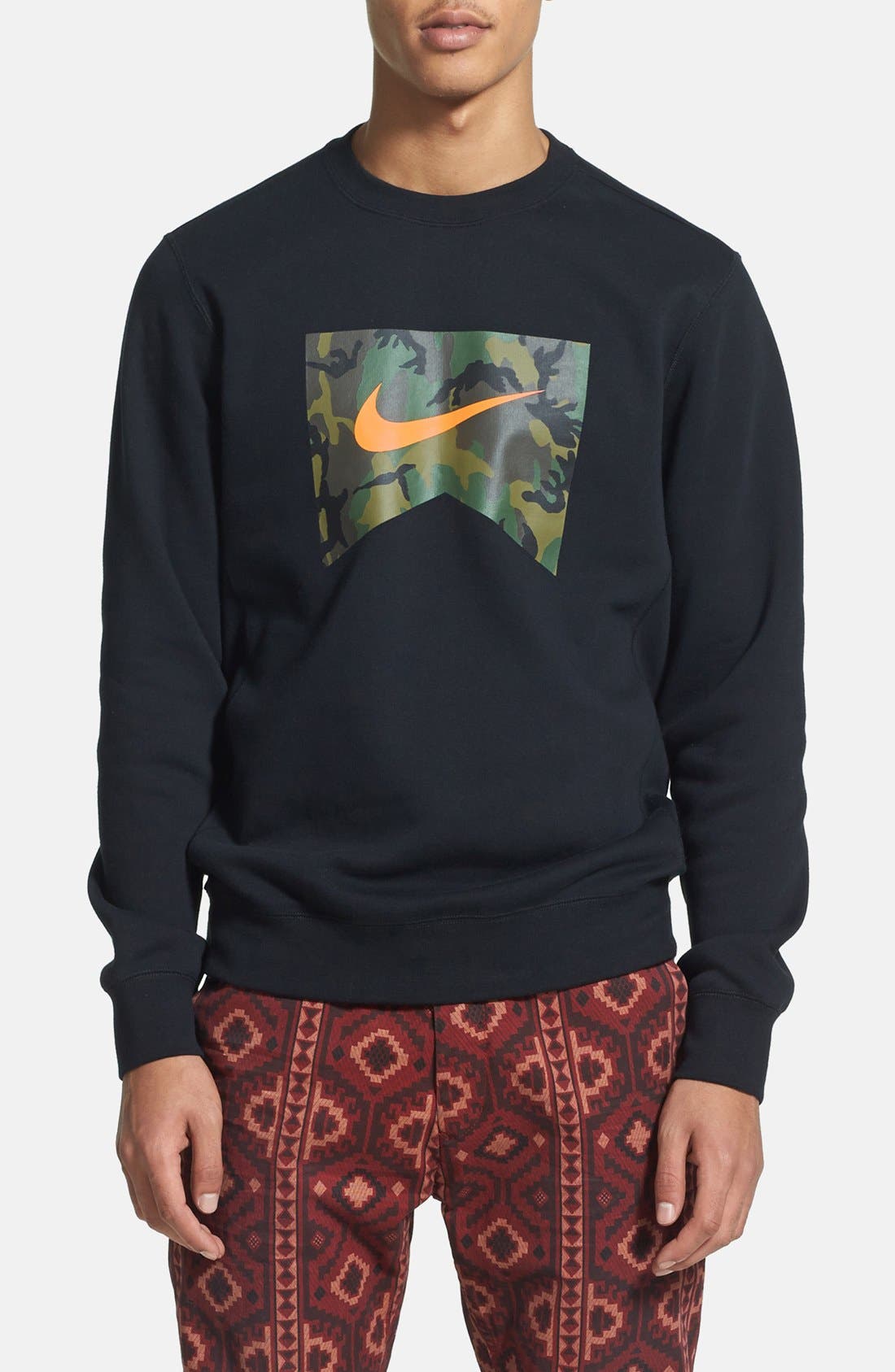 mens nike foundation crew sweatshirt