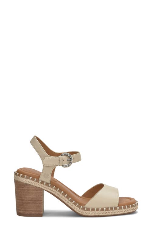 Lucky Brand Jennyl Ankle Strap Espadrille Sandal In Bone Milkol