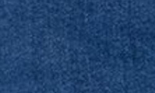 Edikted Sydnie Denim Microskort In Dark-blue