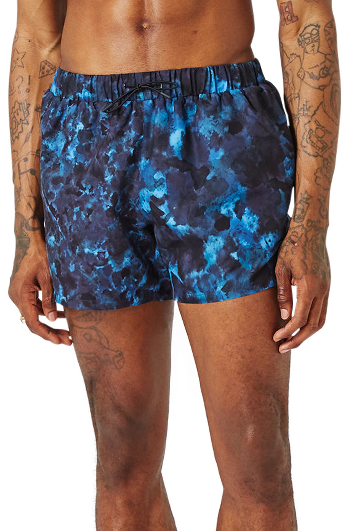 Topman Camo Swim Trunks Nordstrom
