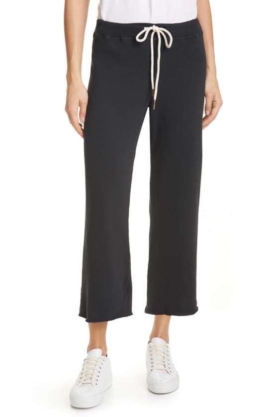THE GREAT THE WIDE LEG CROPPED SWEATPANTS