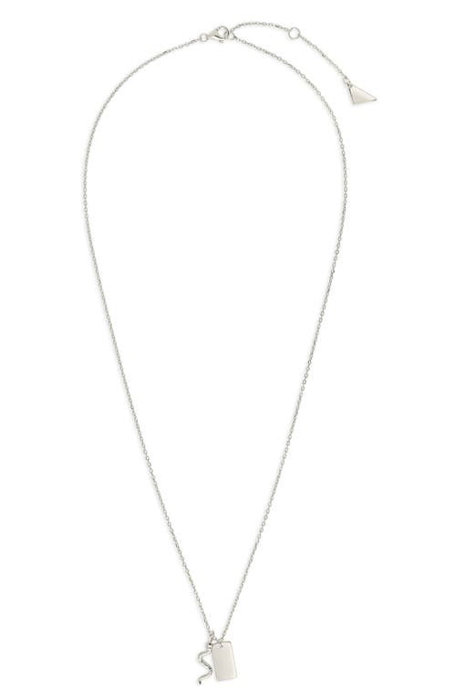 Sterling Forever Bella Pendant Necklace in Silver at Nordstrom