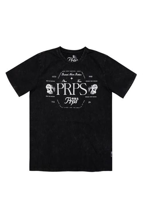 Shop Prps Isle Royale Graphic T-shirt In Black