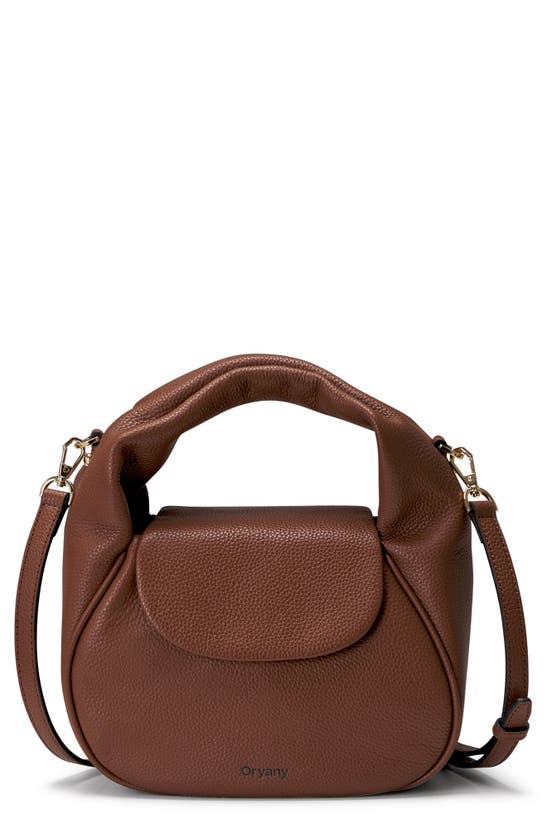 Shop Oryany Anaan Mini Tote Bag In Toffee Tan