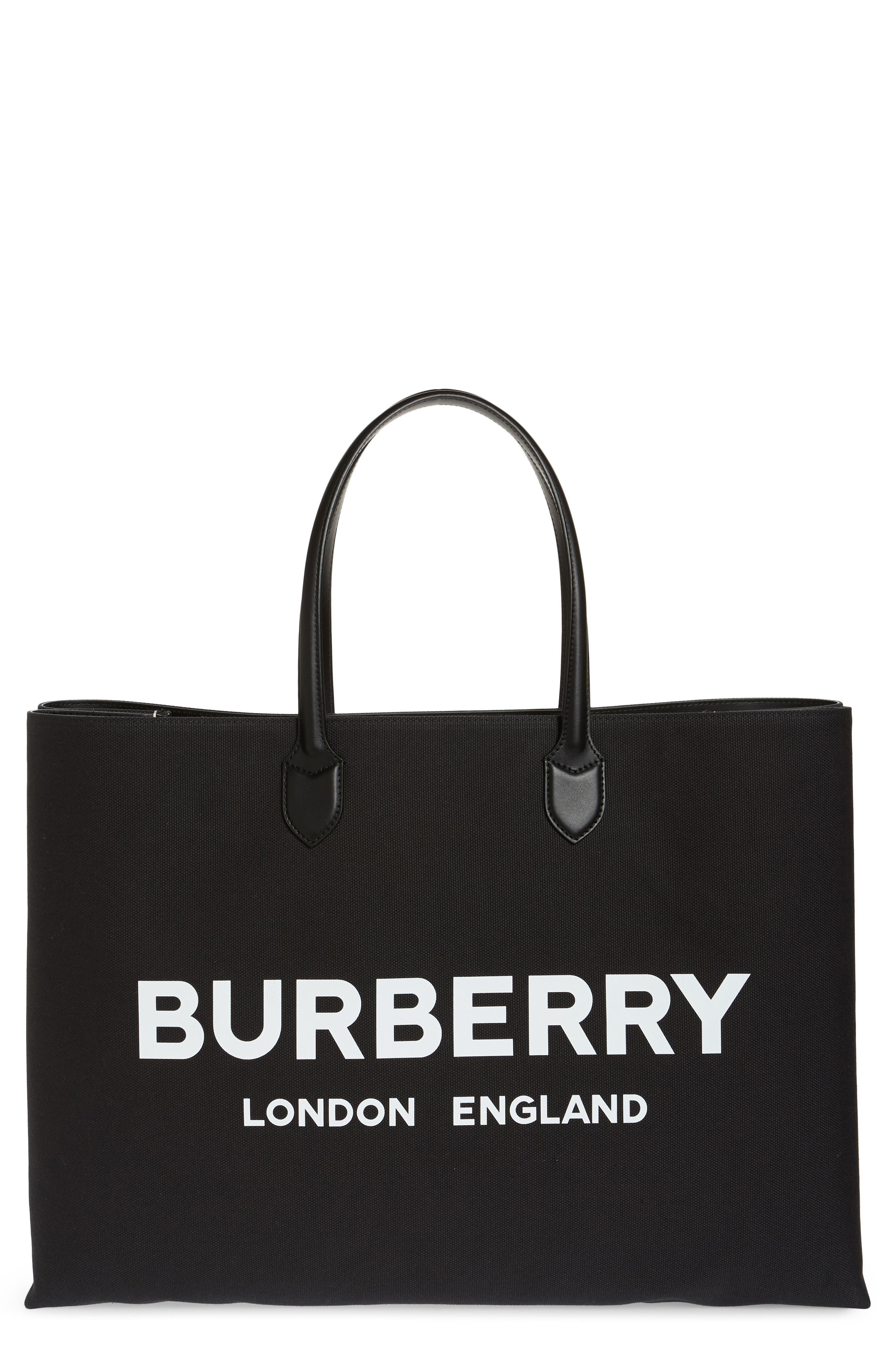burberry canvas tote nordstrom