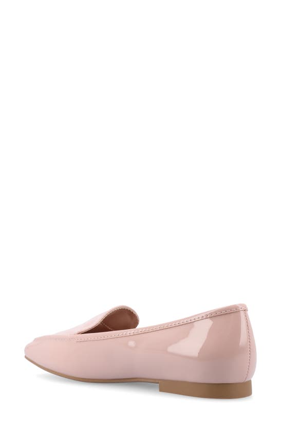 Journee Collection Tullie Womens Square Loafers In Patent/ Pink