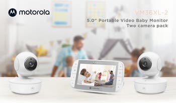 Motorola VM50G 5 Motorized Pan/Tilt Video Baby Monitor - 2 Camera