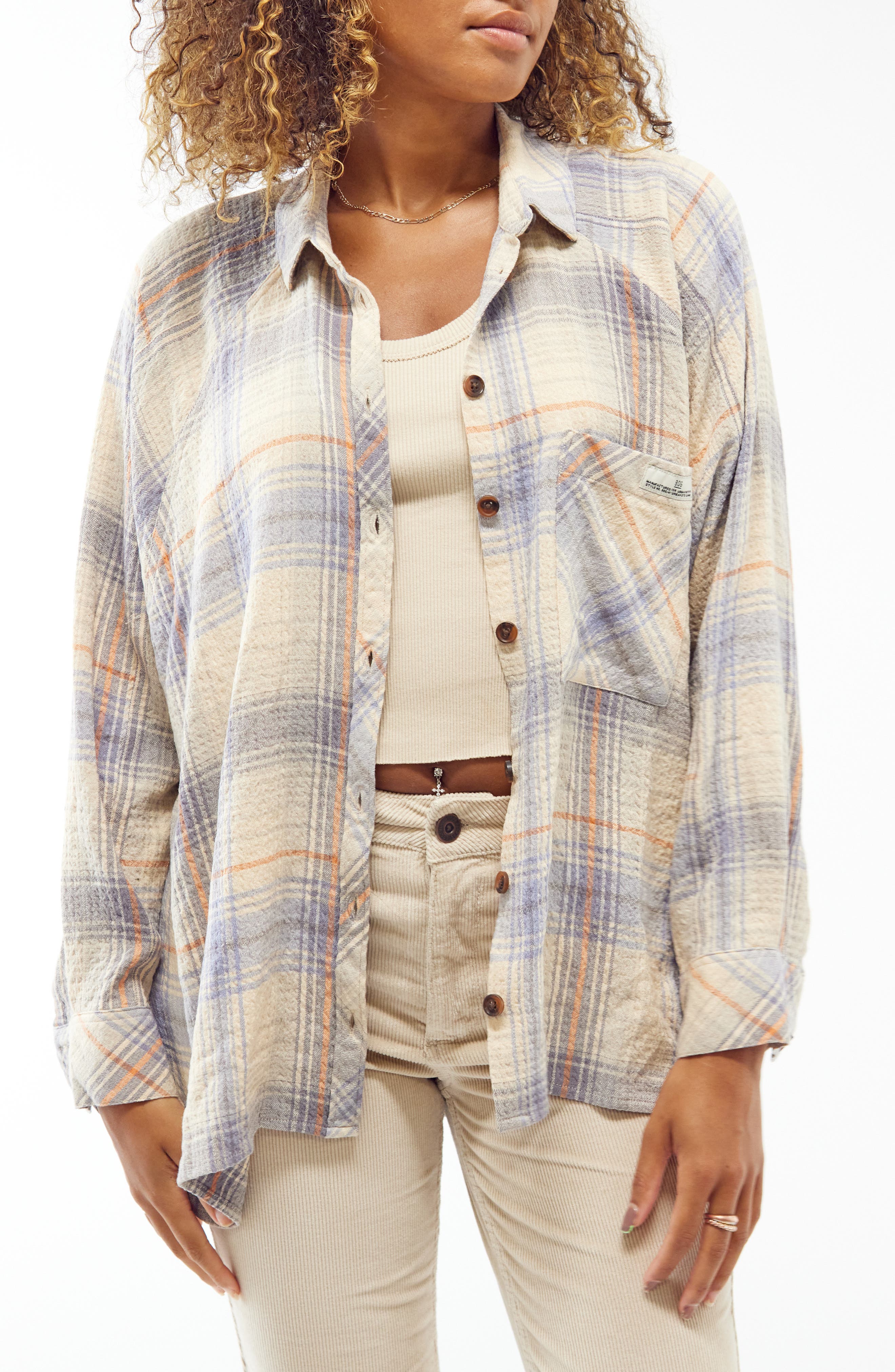 bdg flannel boyfriend shirt