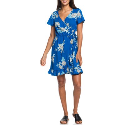 Roxy Sun Dreamer Season Floral Minidress, Blue