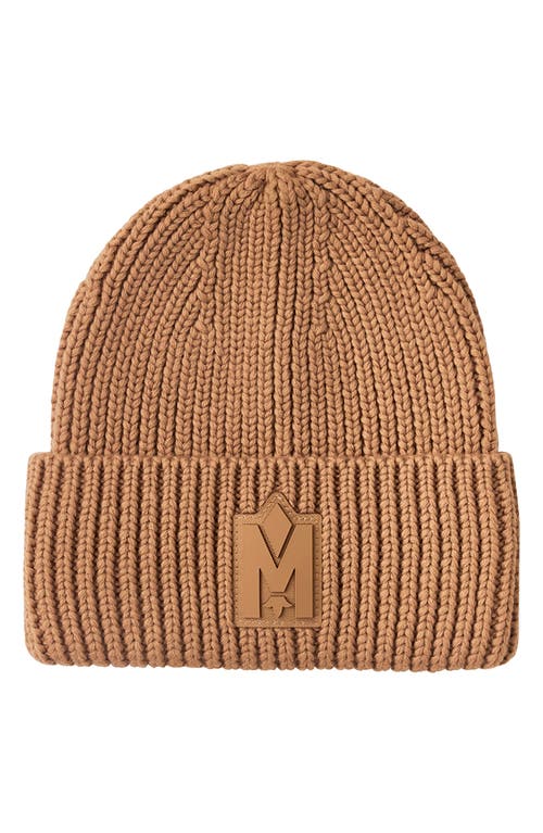 Mackage Jude Wool Blend Cuff Beanie in Camel | Smart Closet