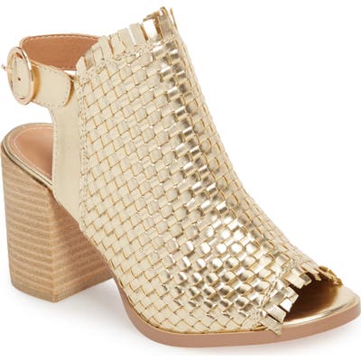 Very Volatile Starla Woven Sandal, Metallic