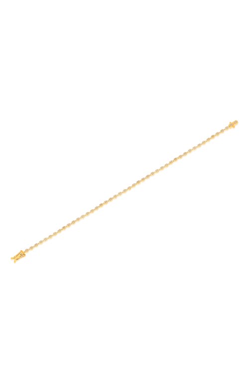 EF Collection Diamond Eternity Bracelet in 14K Yellow Gold at Nordstrom