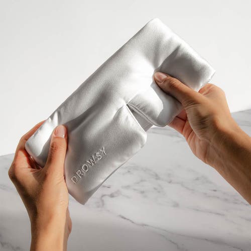 Drowsy Sleep Co . Silk Sleep Mask In Akoya Pearl