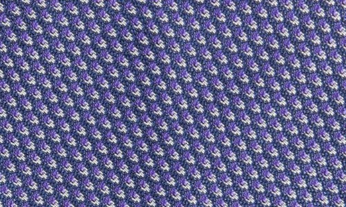 Ralph Lauren Purple Label Bond St. Silk Tie In Navy/purple