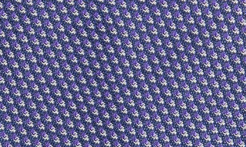 Shop Ralph Lauren Purple Label Bond St. Silk Tie In Navy/purple