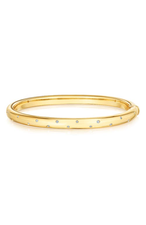 Shop Kwiat Orbit Diamond Bangle In Yellow