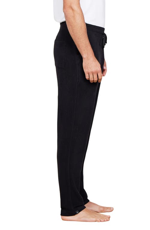 Shop Barefoot Dreams Malibu Collection® Brushed Fleece Lounge Joggers In Black