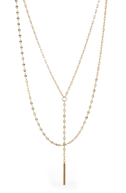 Nadri Florence Layered Y-Necklace in Gold at Nordstrom