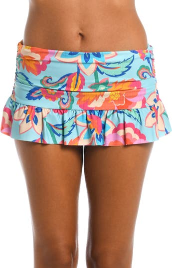 Printed Skirted Swimsuit by bonprix
